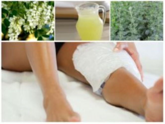 Eine sehr wirksame Volksmethode zur Behandlung von Krampfadern ist die Verwendung von Kompressen.